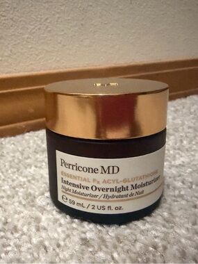 Perricone MD Intensive Overnight Moisturizer — Gold and Brown Jar